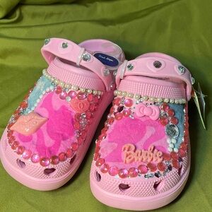 Bedazzled ,Upcycled ,Custom Made Barbie Themed Bougie Design